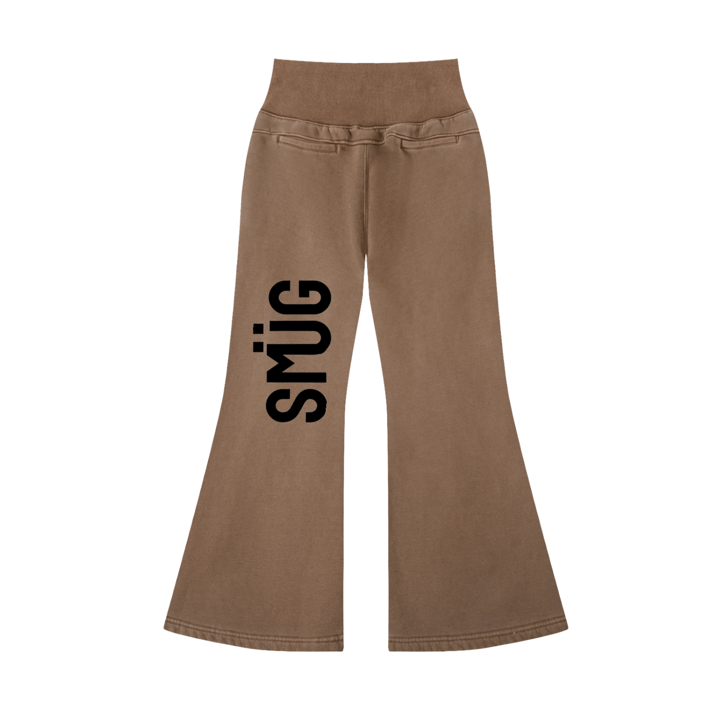 Vintage Washed Flared Fleece Pants