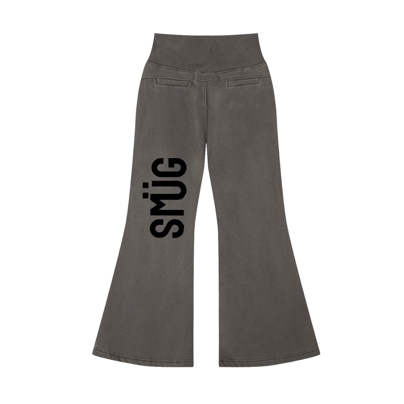 Vintage Washed Flared Fleece Pants