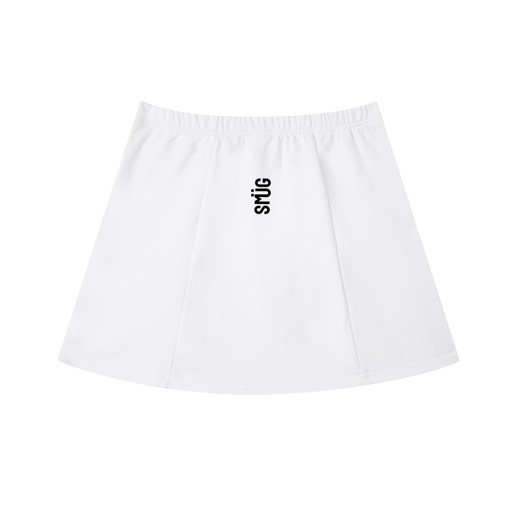 Contrast Side Stripe Slit Skirt