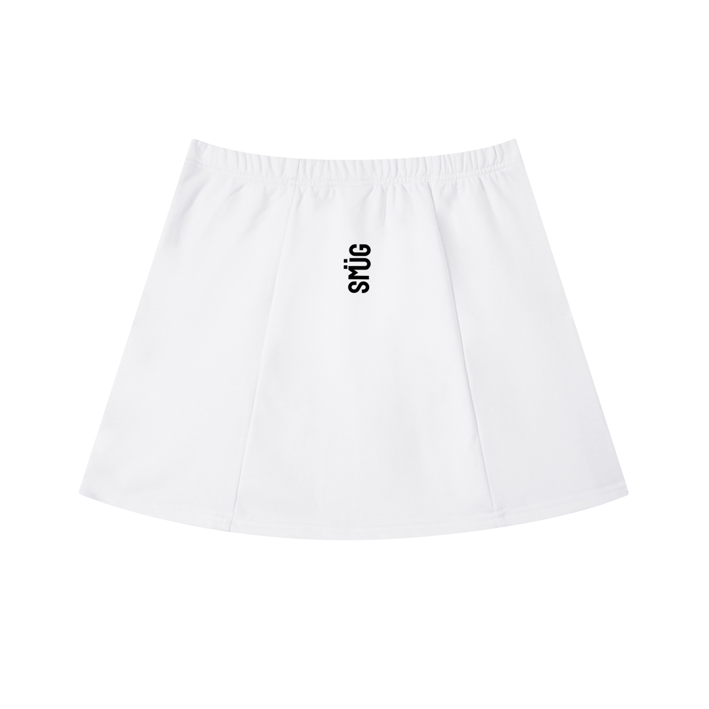 Contrast Side Stripe Slit Skirt