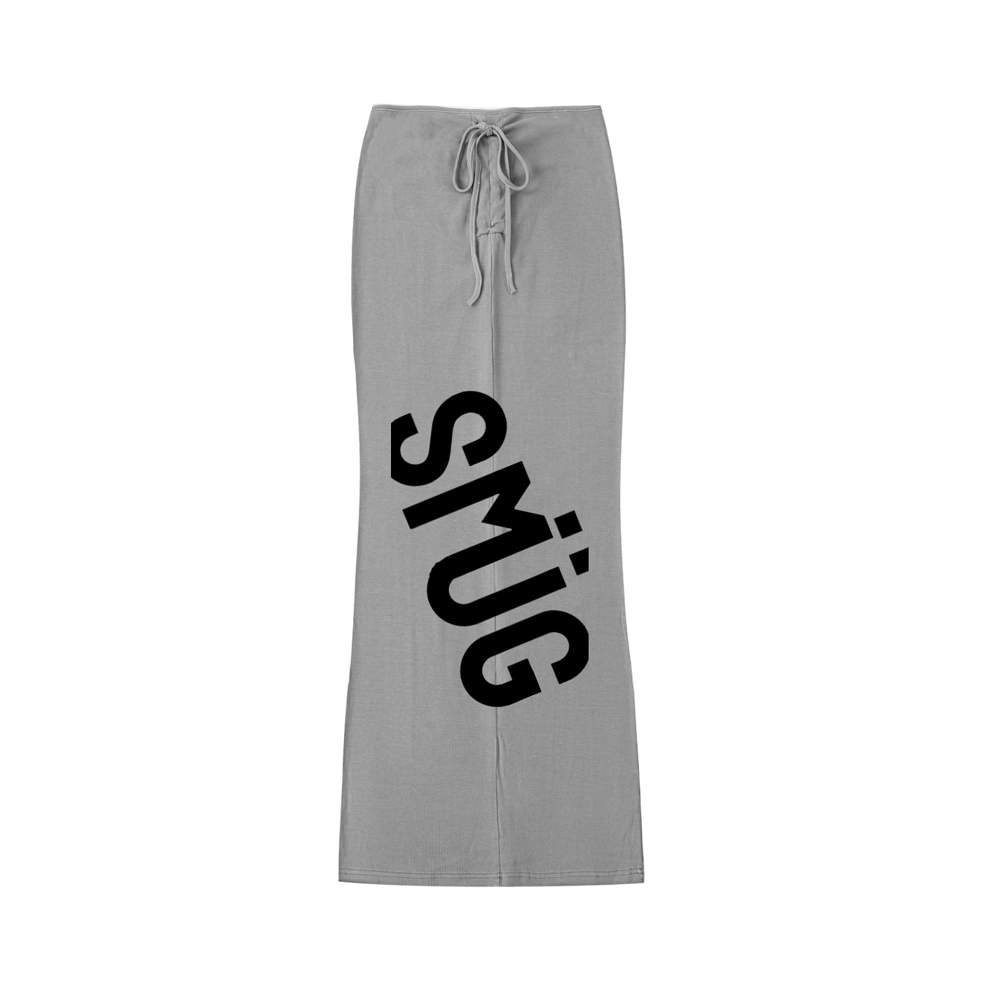 Dyed Washed Drawstring Maxi Skirt