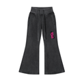 Vintage Washed Flared Fleece Pants