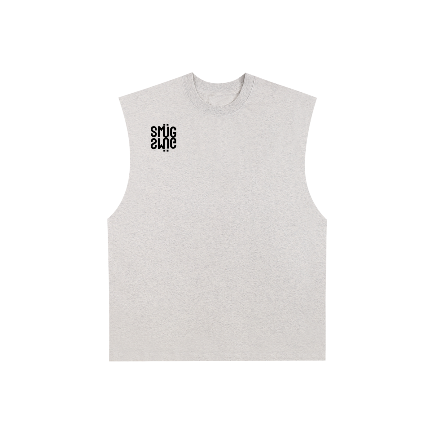 Raw Edge Cotton Tank Top