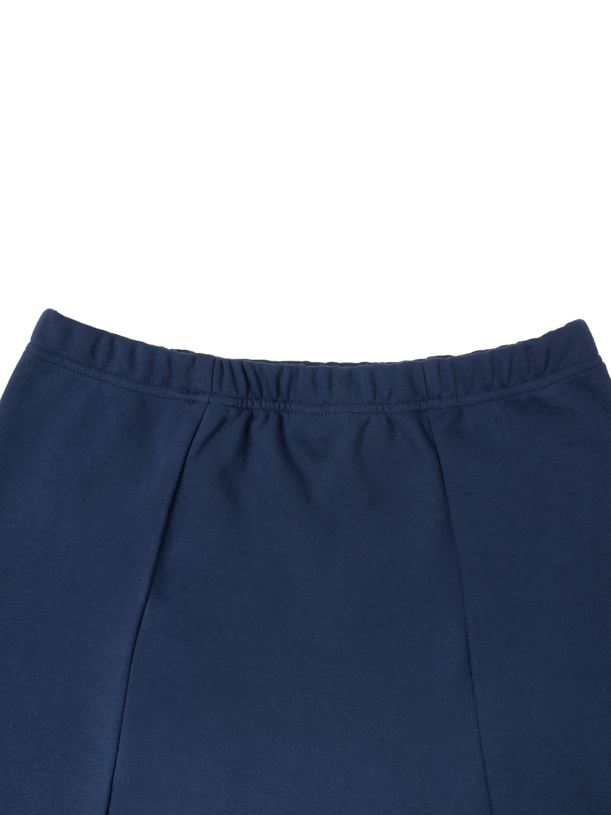 Contrast Side Stripe Slit Skirt